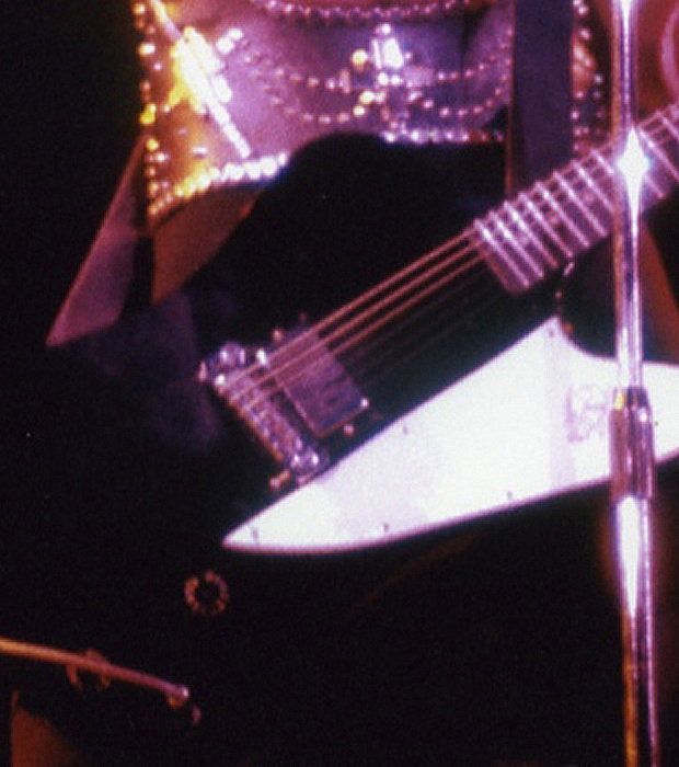 Paul Stanley of KISS: Gibson Firebird I guitar